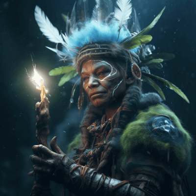 Portrait of Verderas, Devoting themselves to the natural cycle of Virentia, the verderas preach their way of life to those that will listen but allows no outsiders to join their ranks.