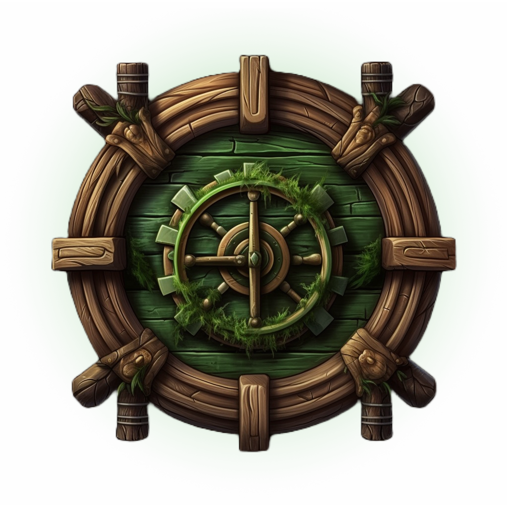 Faction Logo of Virentia Extraction and Conservation Company, A subsidiary to the Wagell company, the company oversees the initiative to extract lumber from the realm of Virentia for use in the other realms while maintaining minimal disturbance of the realms fragile ecosystem.